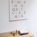 PLAKAT // ALFABETET + OAK FRAME