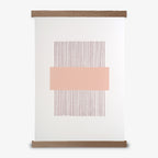 A3 PLAKAT LINES // BLUSH + EGETRÆSRAMME