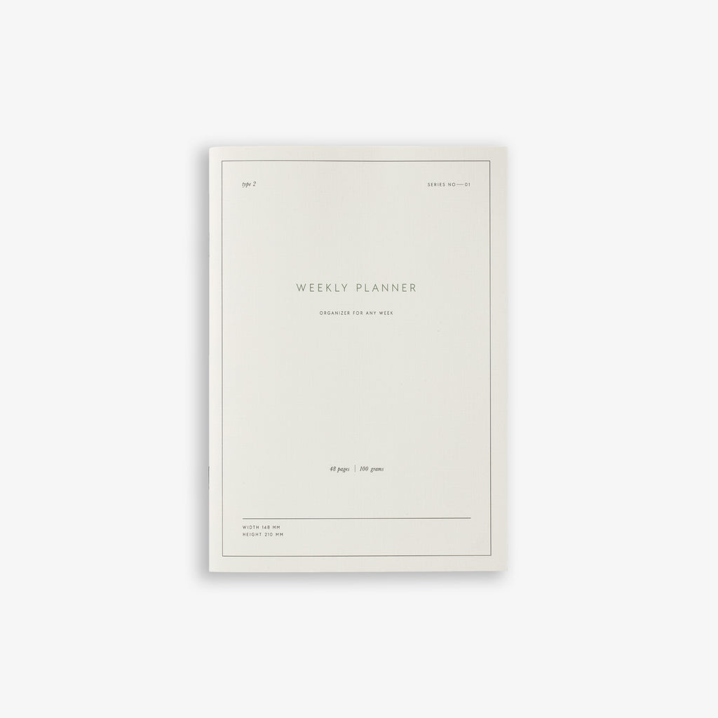 WEEKLY PLANNER NOTEBOOK