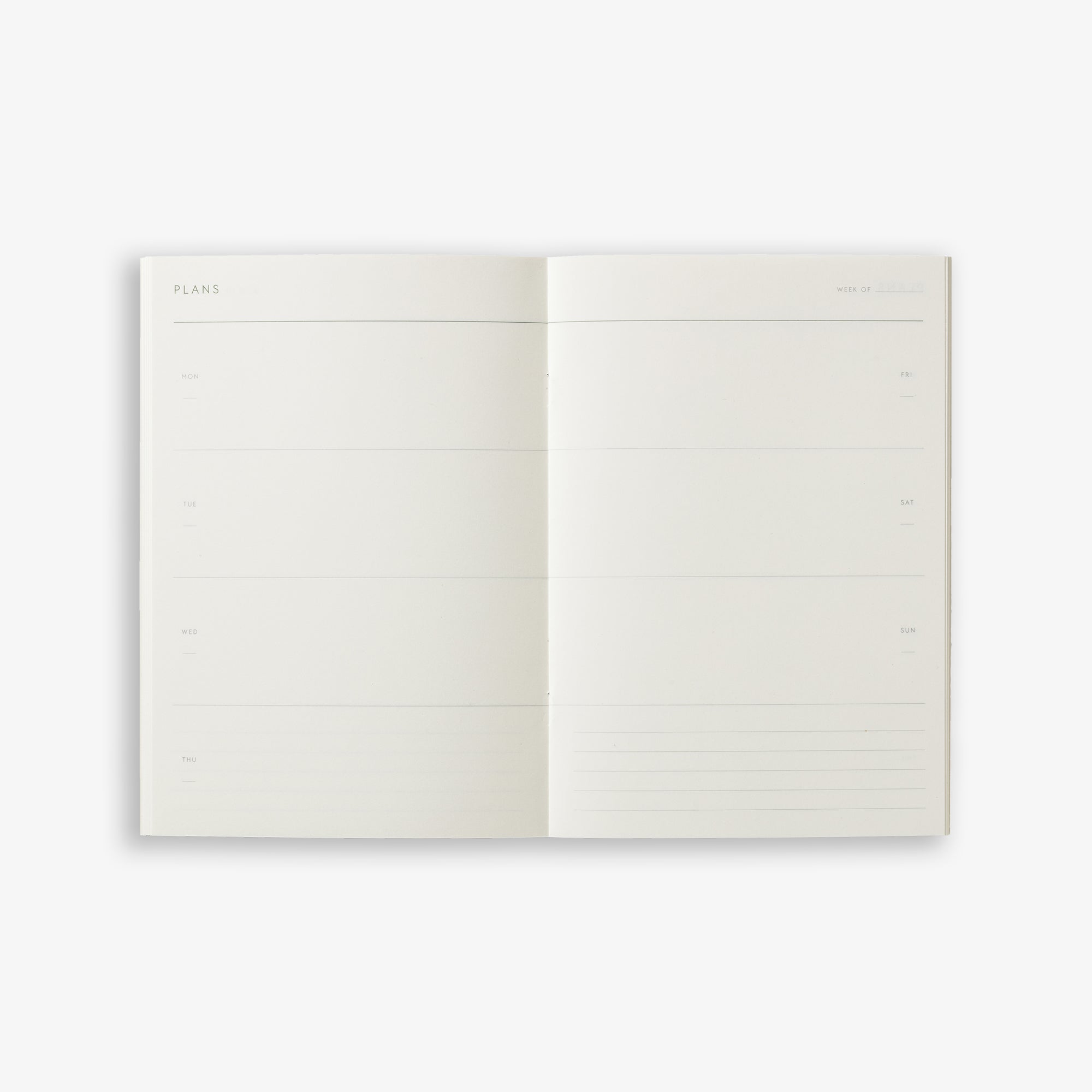 WEEKLY PLANNER NOTEBOOK