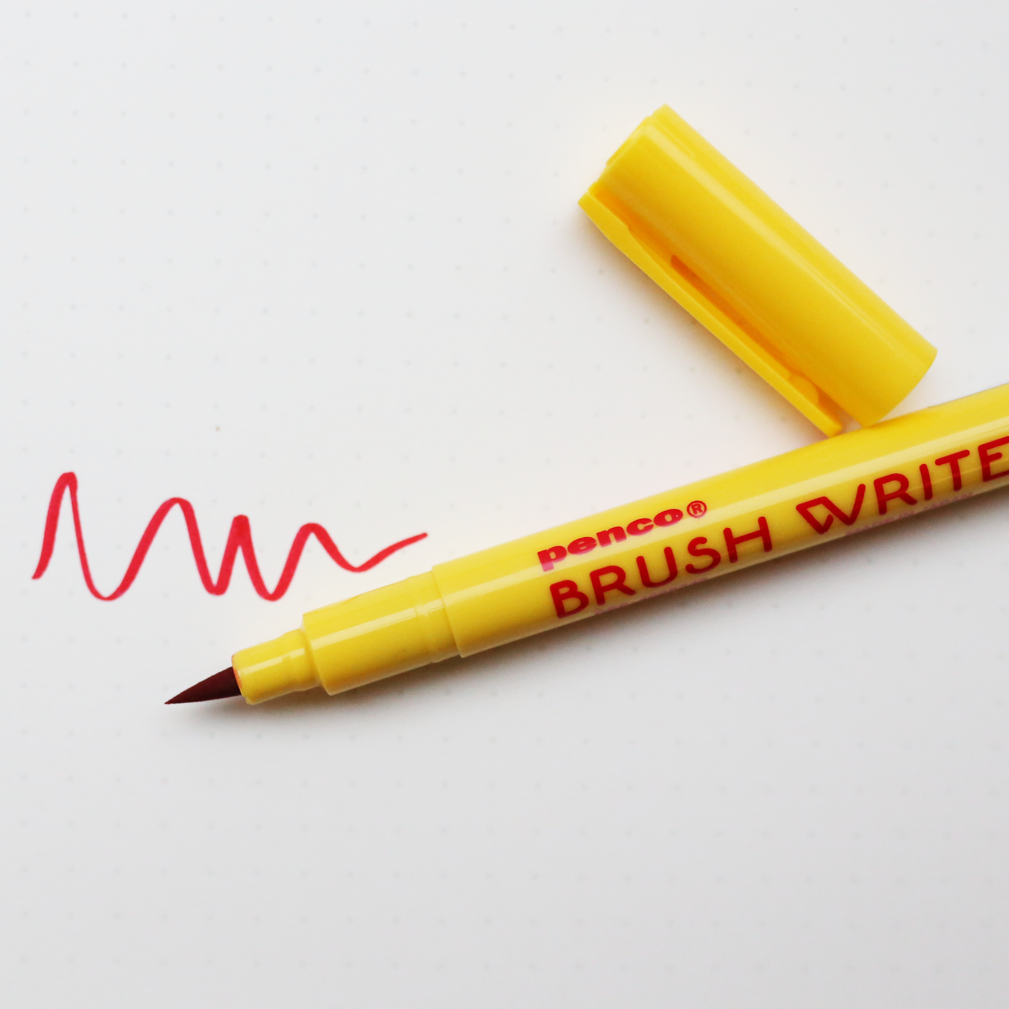 BRUSH WRITER // RED