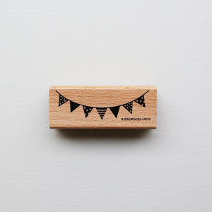RUBBER STAMP // FLAG GARLAND