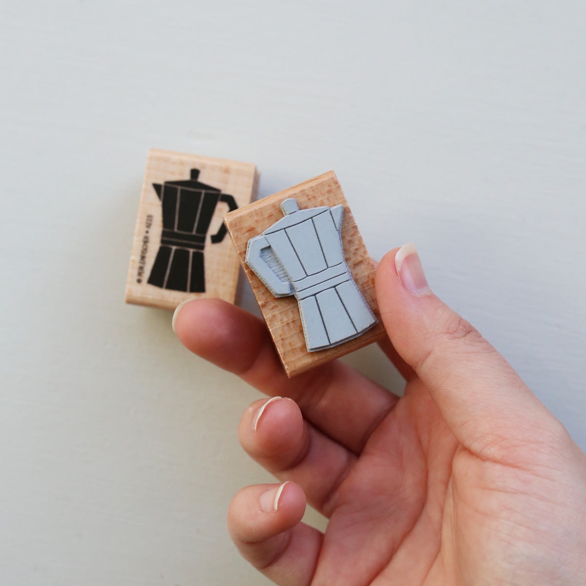 RUBBER STAMP // MOCCA POT