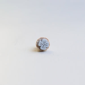 MINI RUBBER STAMP // PANSY