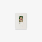 SMALL GREETING CARD // LÆSEBJØRN (DANISH)