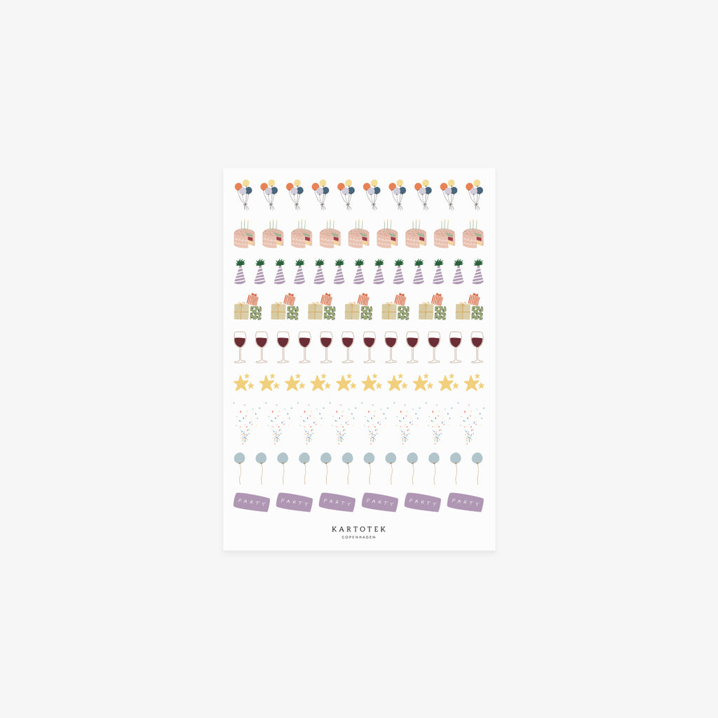 STICKERS // MINI CELEBRATION ICONS