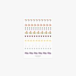 STICKERS // MINI CELEBRATION ICONS