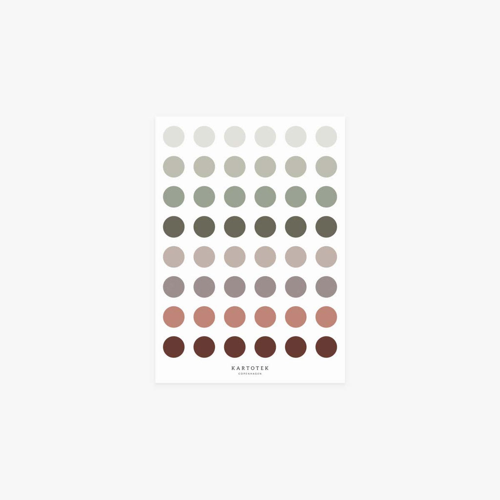 MINI DOT STICKERS // EARTH