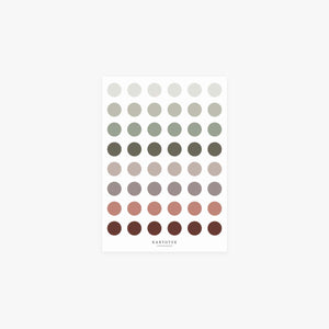 MINI DOT STICKERS // EARTH