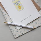 TIME FOR PAPER PENCIL BALL GEL PEN 0.5mm // WHITE
