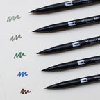 ABT DUAL BRUSH PEN // HUNTER GREEN